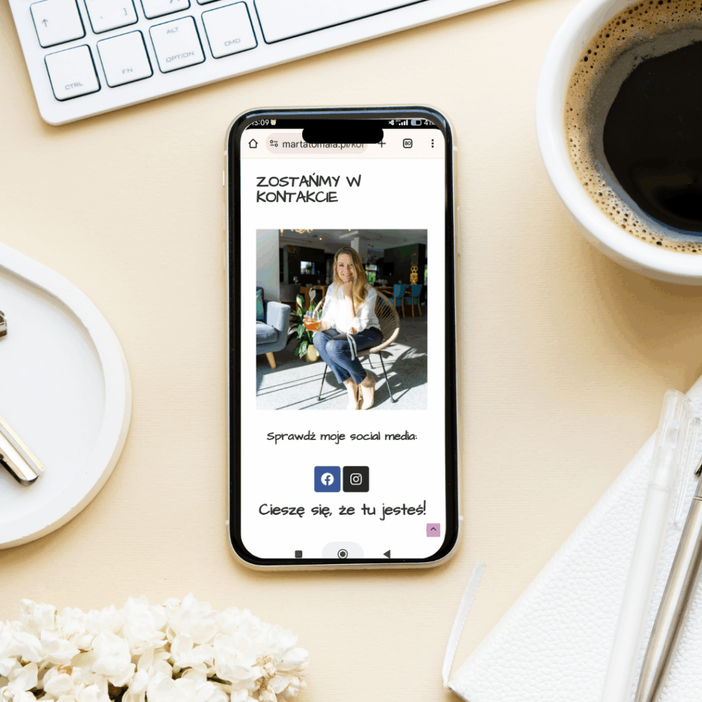 Strona WordPress + sklep i newsletter dla ekspertki